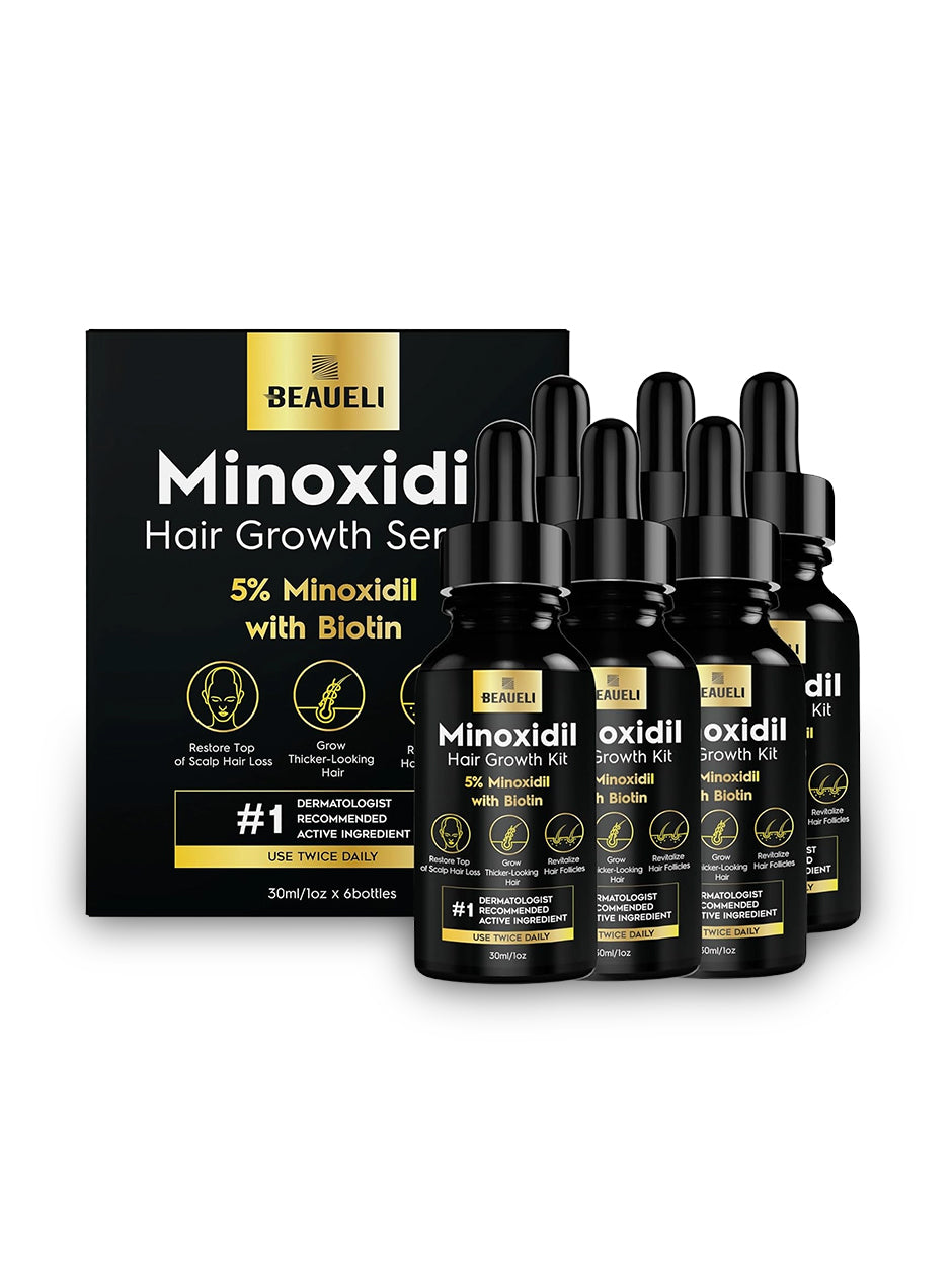 5% Minoxidil Hair Growth Serum - 30ml 6PCS